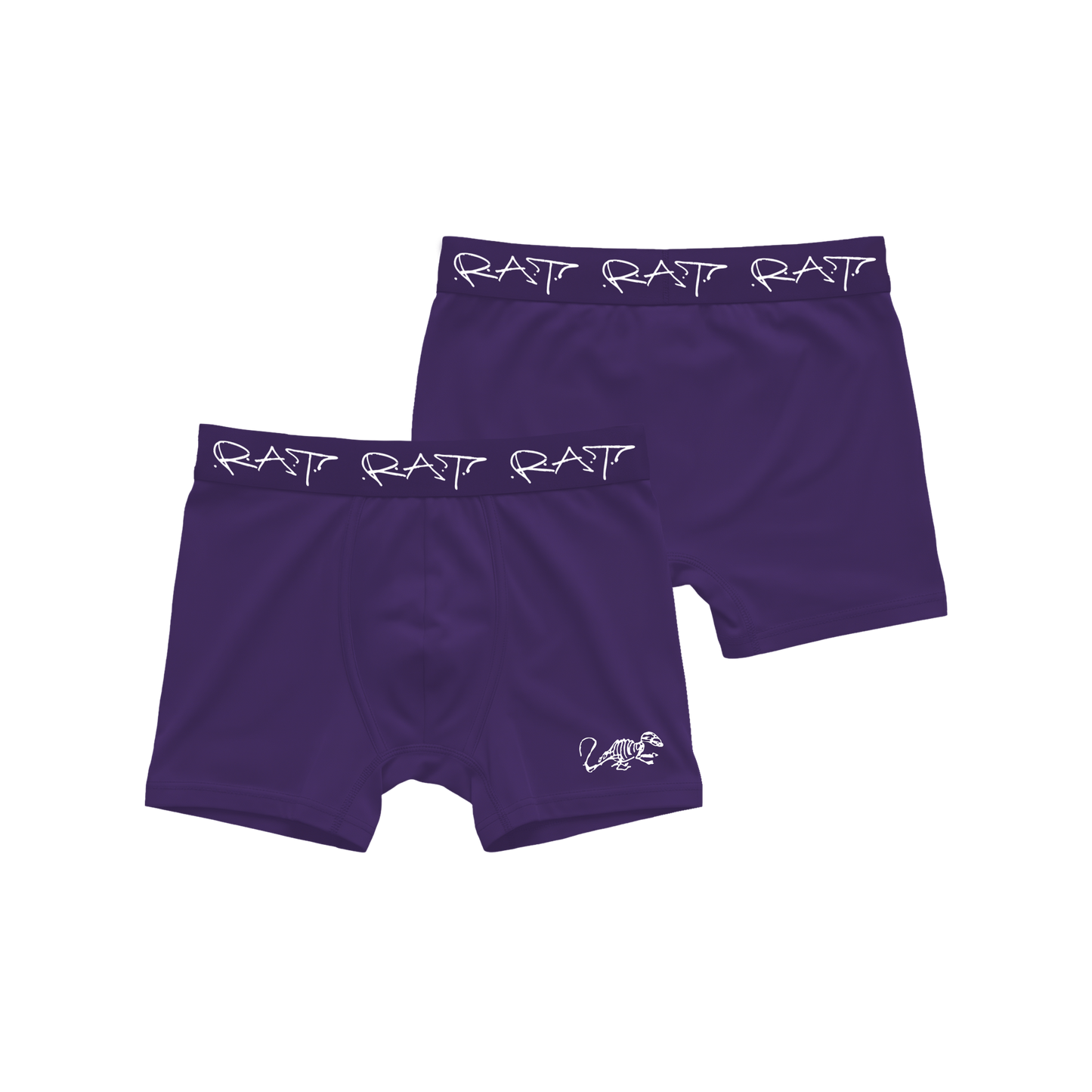 RAT Caleçons - Pack de 3 (Black, Grey, Purple)