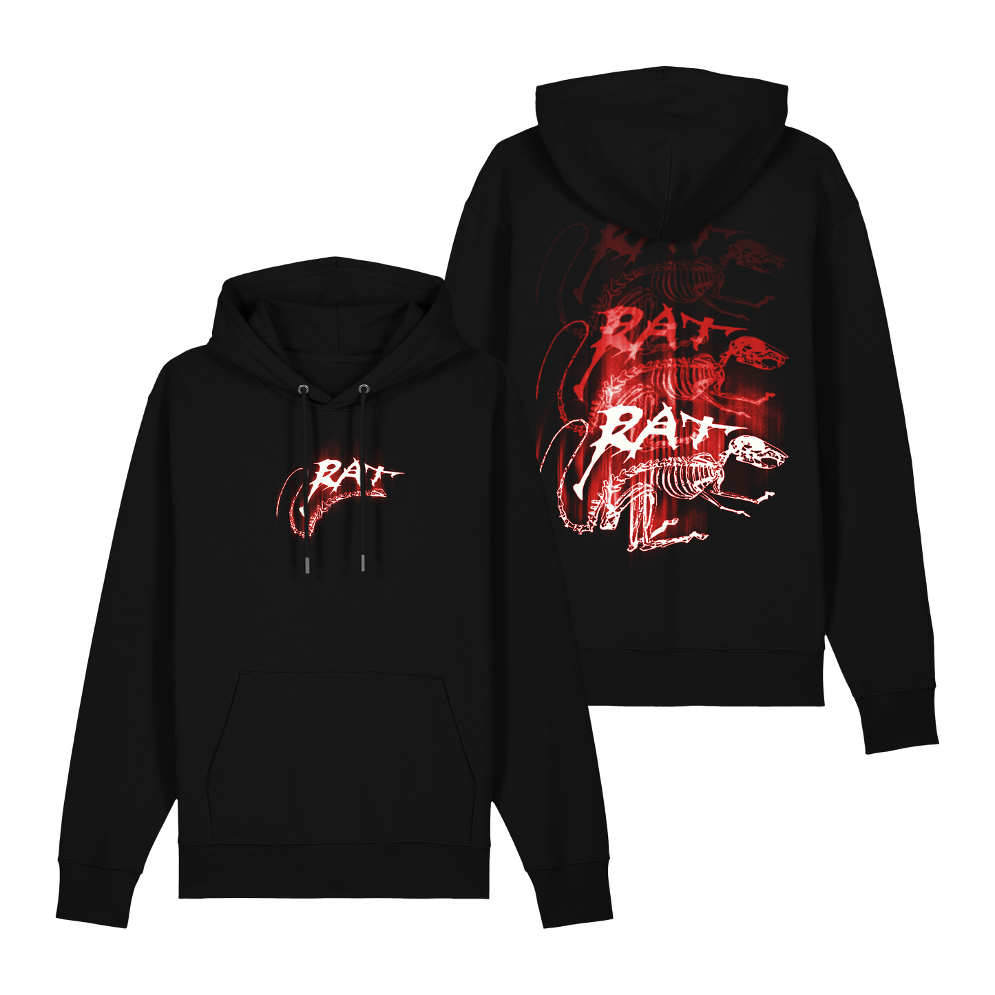 RAT X-Ray Red Hoodie