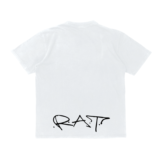 RAT Cartoon White Tee