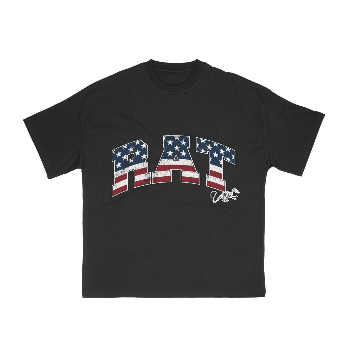 Tshirt American Bones - Noir