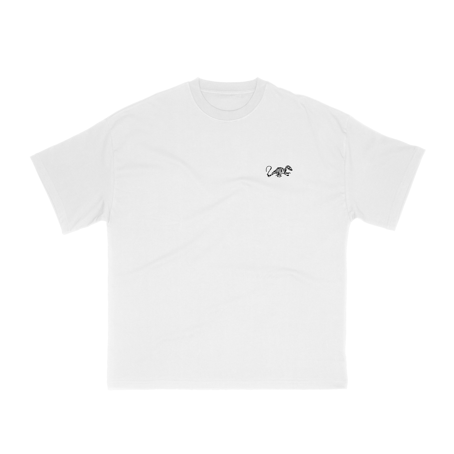 RAT Basket Tee - White
