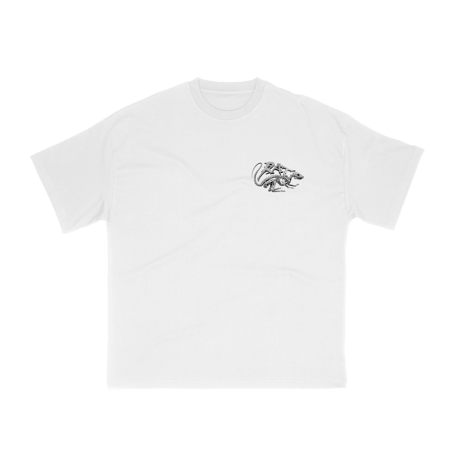 RAT Keyring Tee - White