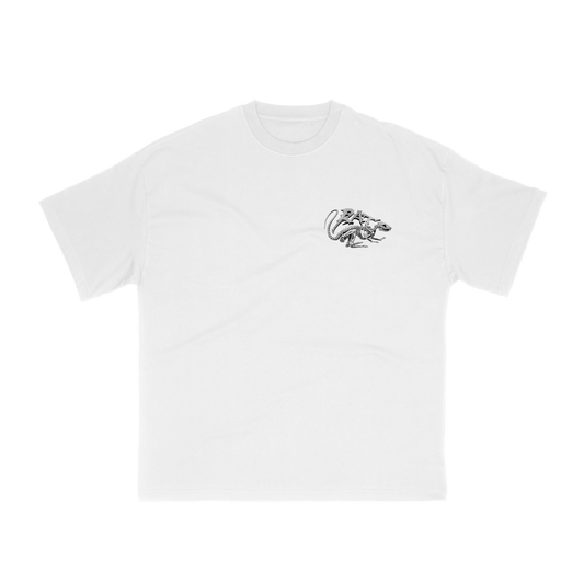 RAT Keyring Tee - White