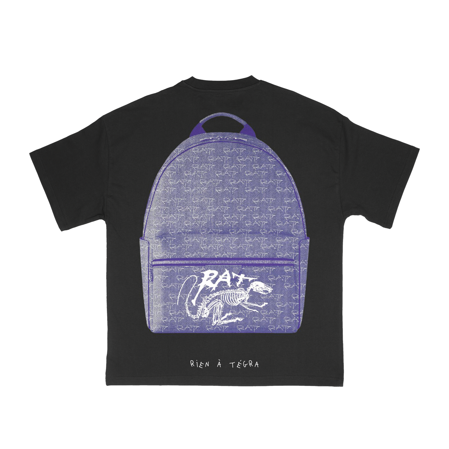 RAT Backpack Tee - Black