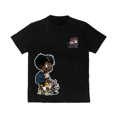 RAT Cartoon Black Tee