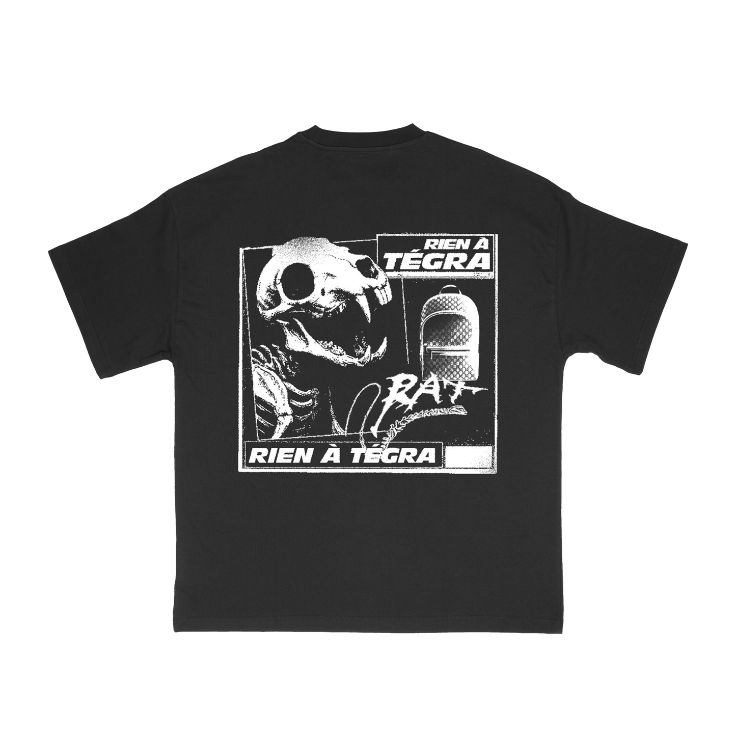 RAT Rien A Tégra Tee - Black