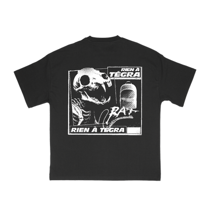 RAT Rien A Tégra Tee - Black