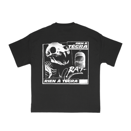 RAT Rien A Tégra Tee - Black