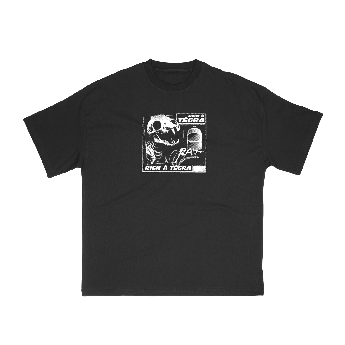 RAT Skeleton Tee - Black