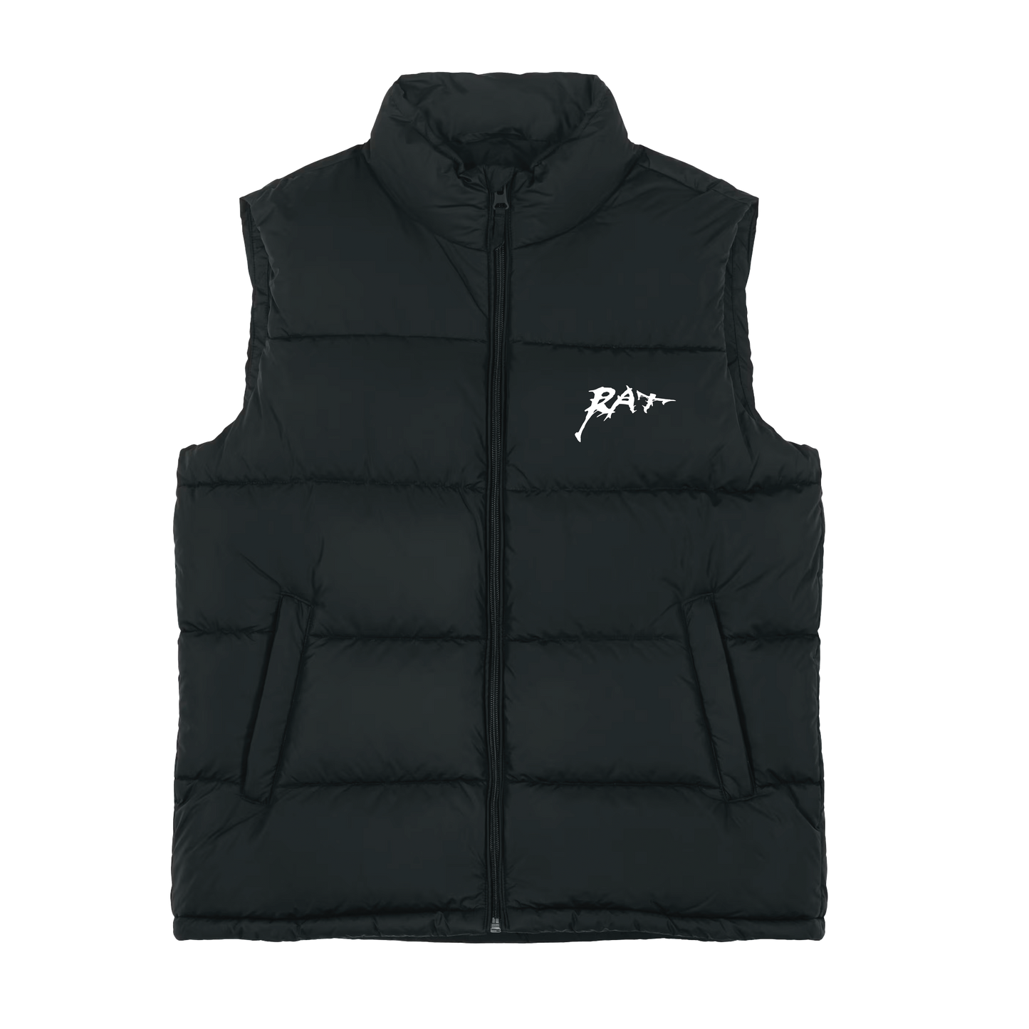 RAT Doudoune Sans Manche Noire