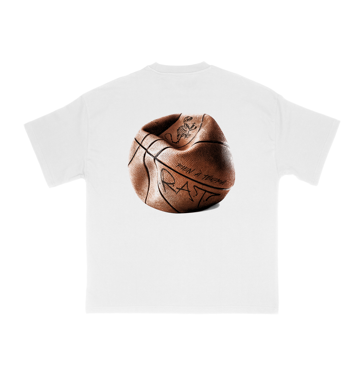 RAT Basket Tee - White