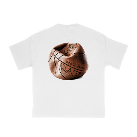 RAT Basket Tee - White