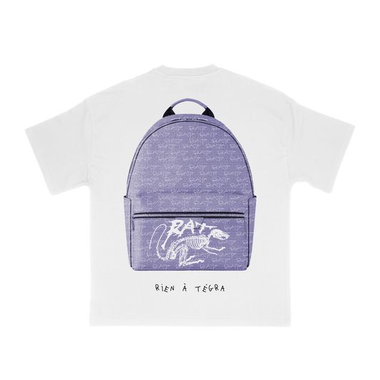 RAT Backpack Tee - White