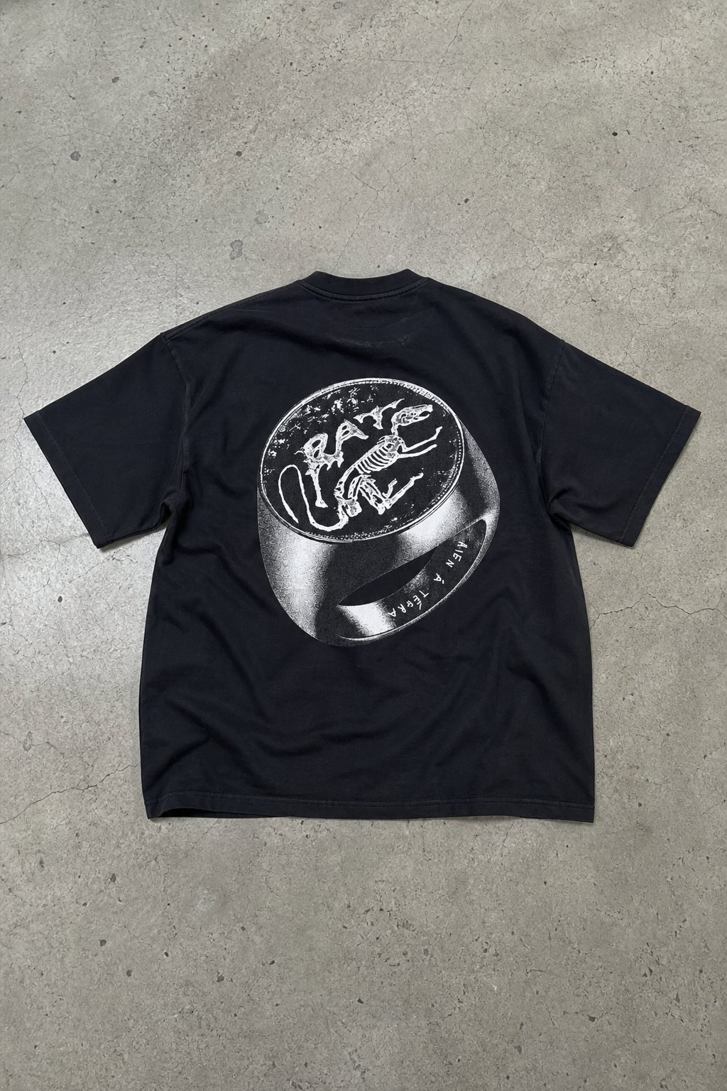 Tshirt Top Boy Ring - Noir
